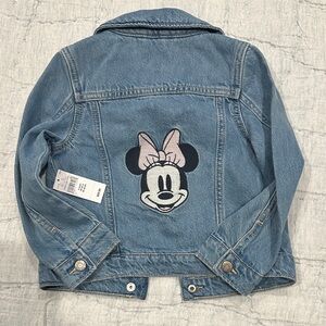 Denim Kids Jacket with Cartoon Character